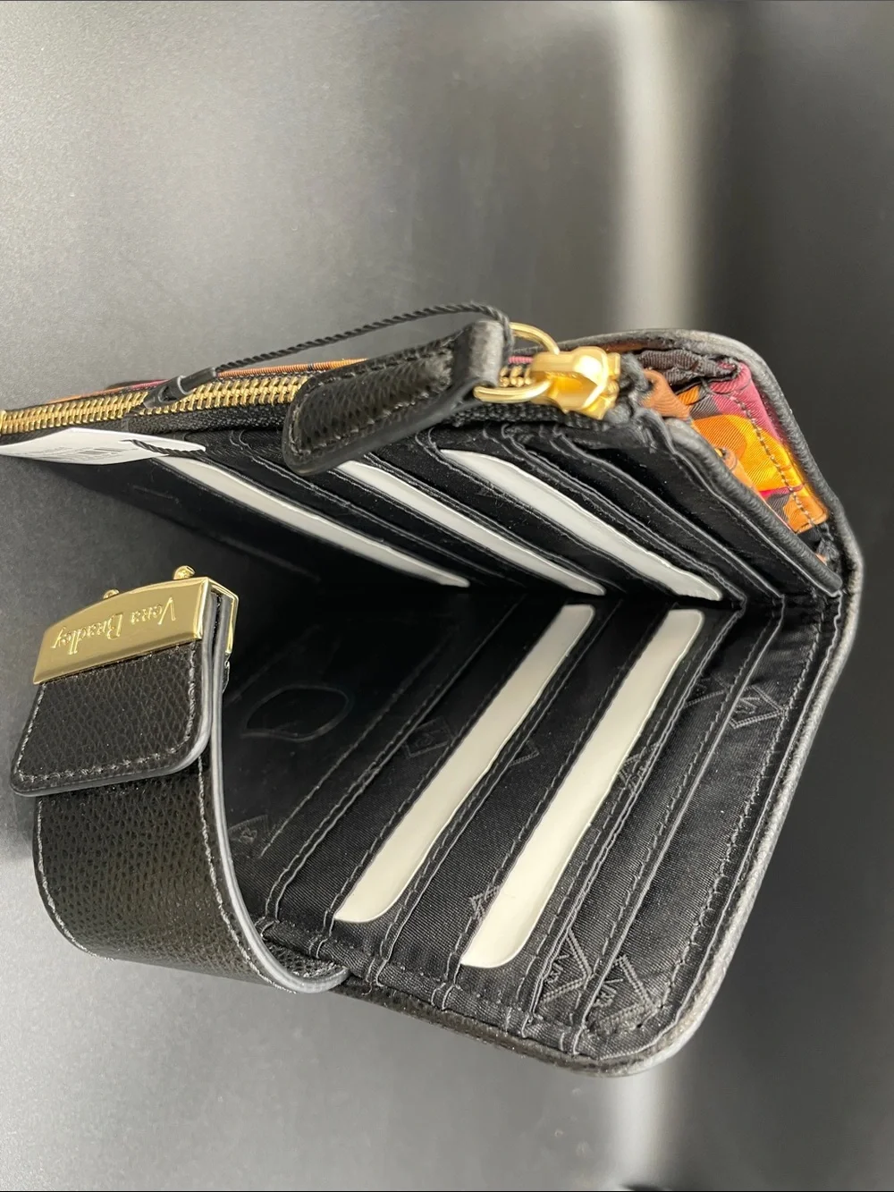 Vera Bradley Modern Lights Push Lock Wallet NWT - Picture 6 of 10